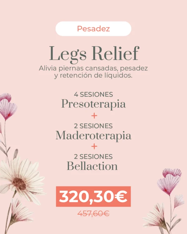 Legs Relief Depilife España Protocolo pesadez Legs Relief